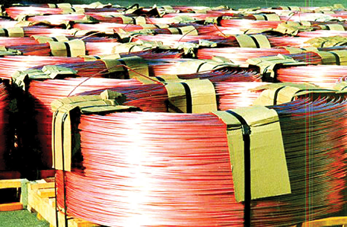 تولید لوله مسی در دستور کار مس شهید باهنر