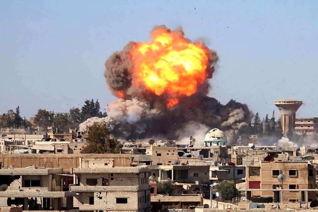 حمله به یک پایگاه آمریکا در سوریه