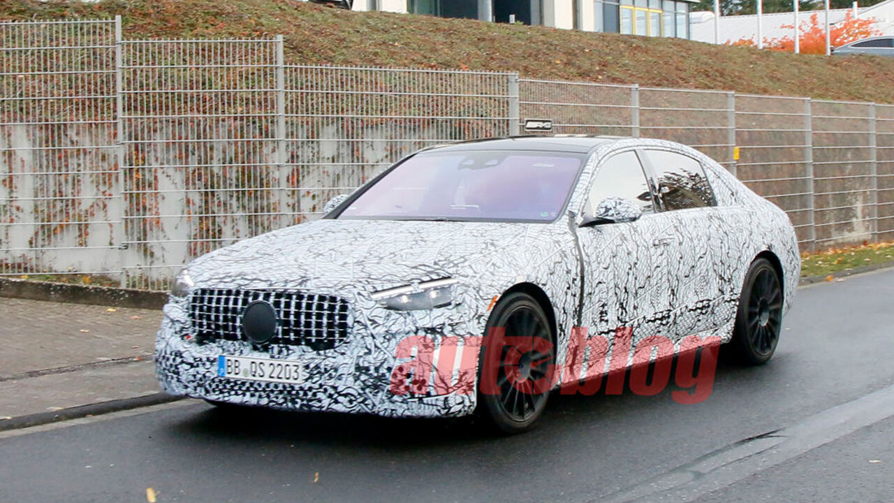 تصاویر جاسوسی مرسدس AMG S63e فاش شد
