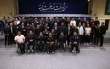 قاب‌ هایی از حاشیه دیدار قهرمانان ورزشی و مدال‌آوران المپیادهای علمی با رهبر انقلاب