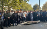 مراسم تشییع دانشجوی دانشگاه تهران برگزار شد