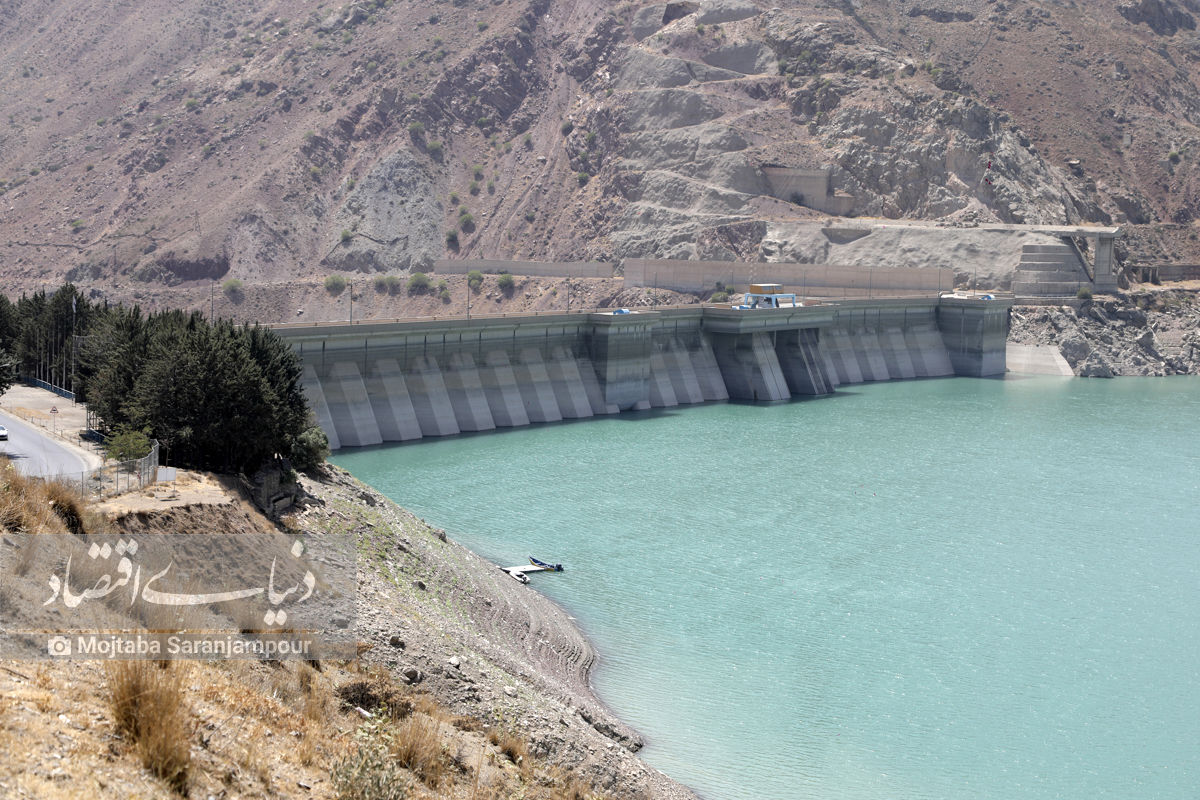 گزارش تصویری روزنامه دنیای اقتصاد از وضعیت سد لتیان