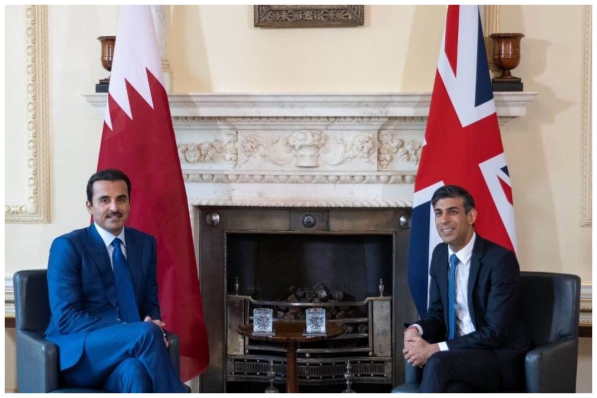 گفت‌وگوی سوناک با امیر قطر / قدردانی از تلاش‌های دوحه برای پیشبرد مذاکرات آتش‌بس غزه