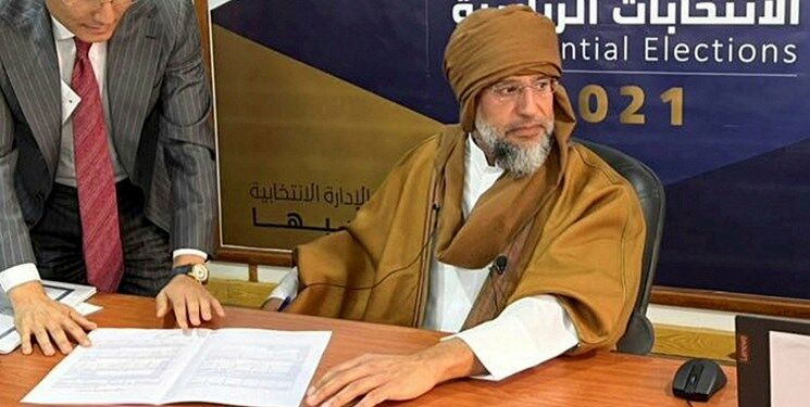  پسر قذافی رد صلاحیت شد
