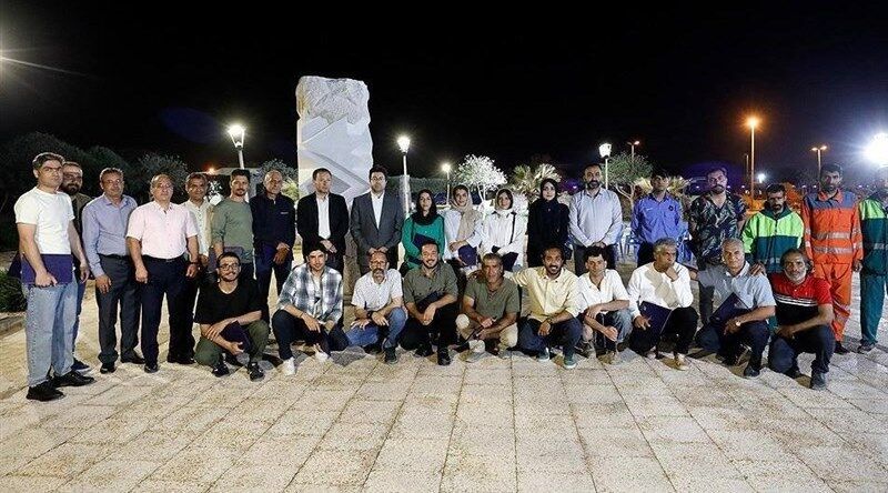 پایان هفتمین سمپوزیوم مجسمه‌سازی کیش