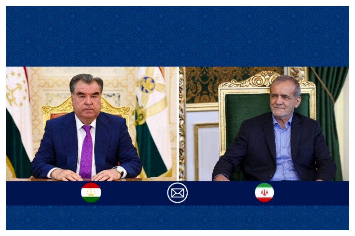 پیام ویژه پزشکیان به رئیس جمهور تاجیکستان
