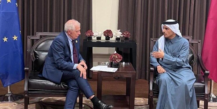 ایران محور گفت‌وگوی وزیر خارجه قطر و بورل