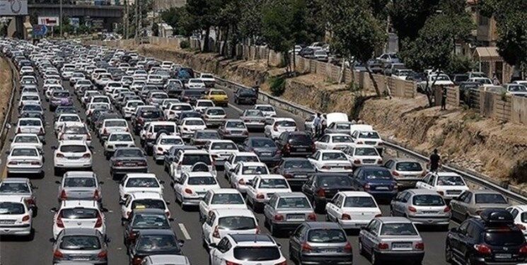 ترافیک پرحجم در محورهای شمال