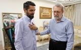 تصاویری از دیدار لاریجانی با خانواده‌ شهید سردار مهدی ربانی