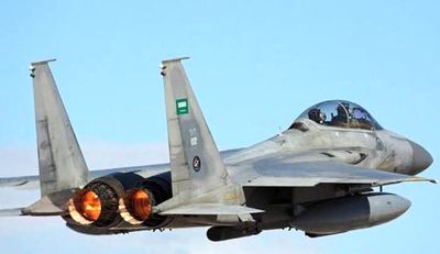 سرنگونی جنگنده F15 عربستان در آسمان یمن