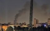 وقوع آتش‌سوزی گسترده در میدان قیام تهران +فیلم
