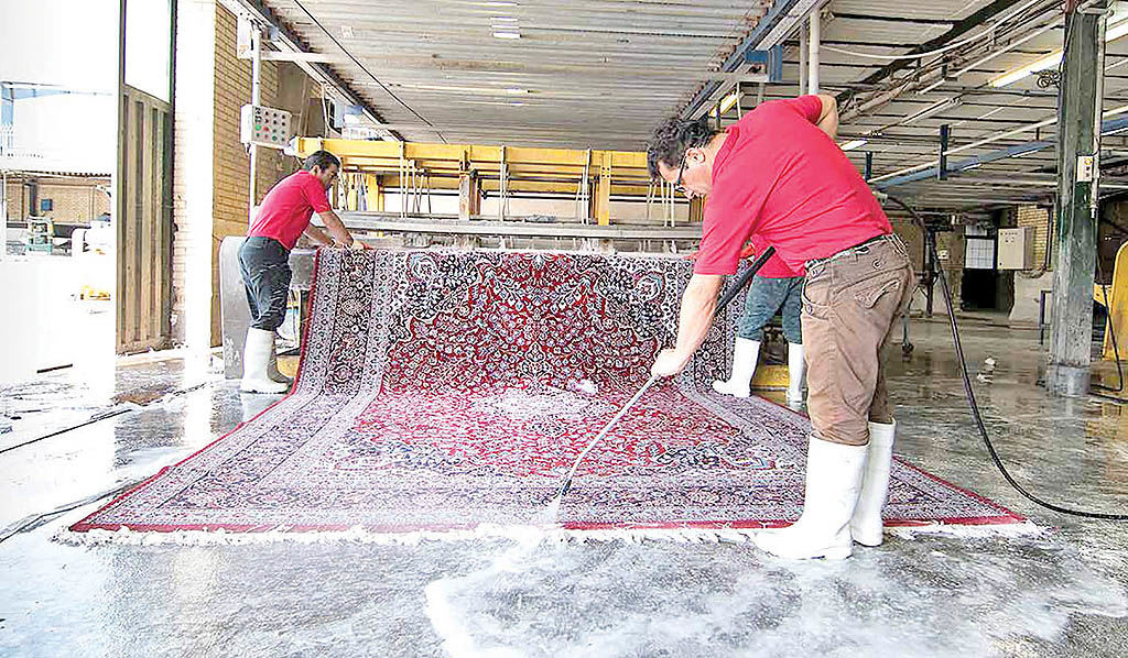 کاهش 70 درصدی سفارش قالیشویی