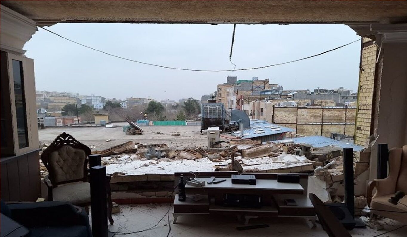 انفجار در یک ساختمان ۴ طبقه مشهد