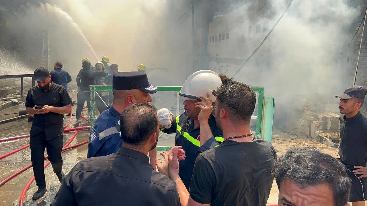 جزئیات تازه از آتش‌سوزی هتل محل اقامت زائران ایرانی در نجف/ ۷۰ زائر مصدوم شدند  