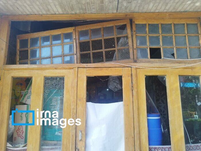 آسیب جدی به باغ موزه «چهلستون» اصفهان بر اثر شدت انفجارهای امروز+ عکس