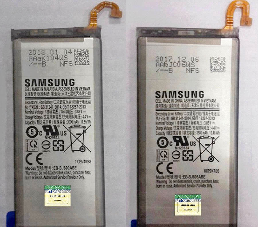 ظرفیت باتری میان‌رده Galaxy J8 و Galaxy J8 Plus سامسونگ فاش شد