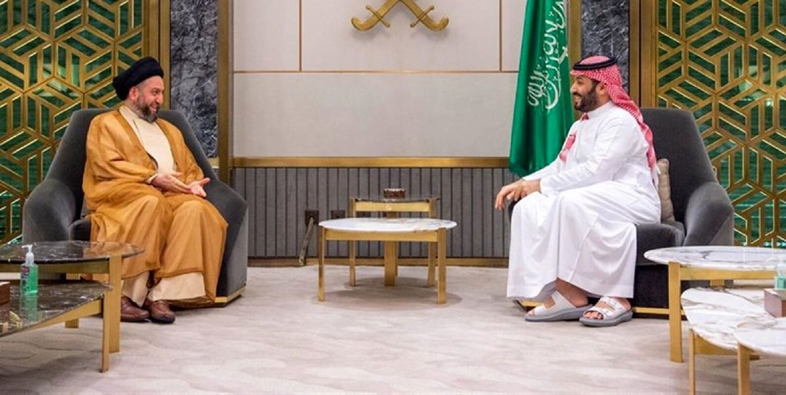 دیدار مهم در جده/ عمار حکیم  مهمان بن‌سلمان شد