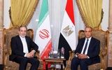 دیدار و گفت‌وگوی سید عباس عراقچی و بدر عبدالعاطی وزرای خارجه ایران و مصر در قاهره