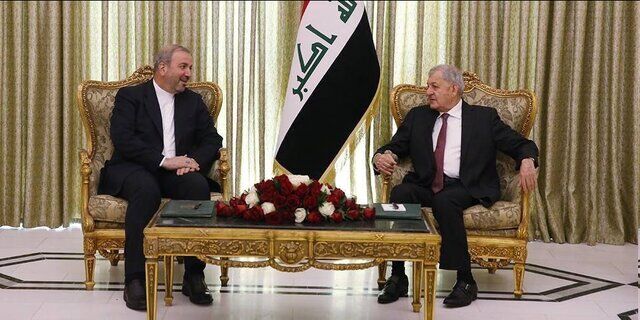اولین موضع رئیس‌جمهور جدید عراق درباره ایران