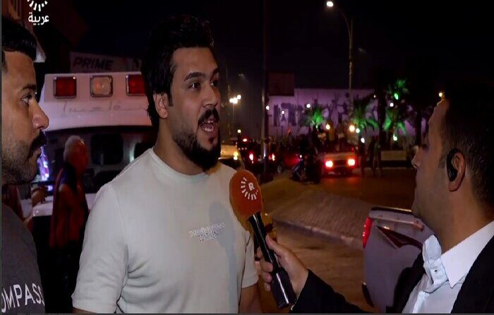 تجمه هواداران مقتدی‌صدر در اعتراض به سفر بلینکن به عراق + فیلم