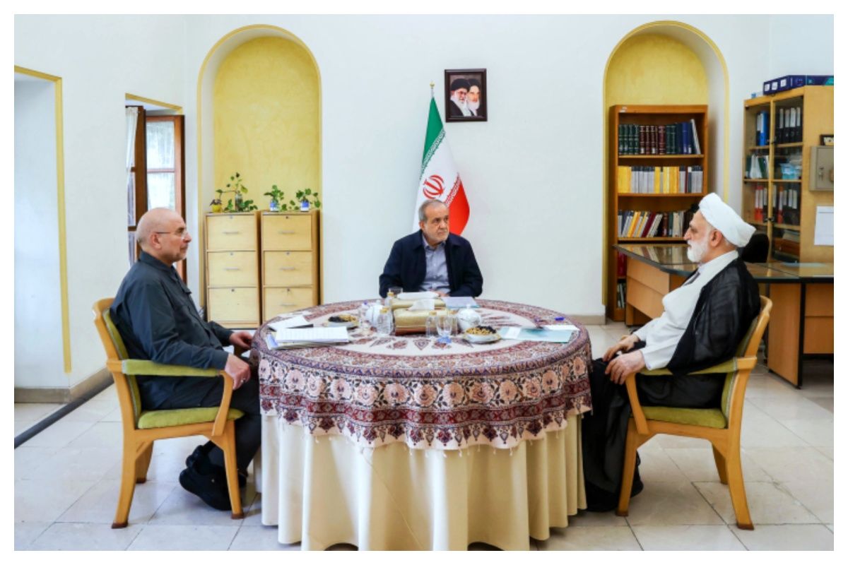نشست مشترک سران قوا برگزار شد + عکس