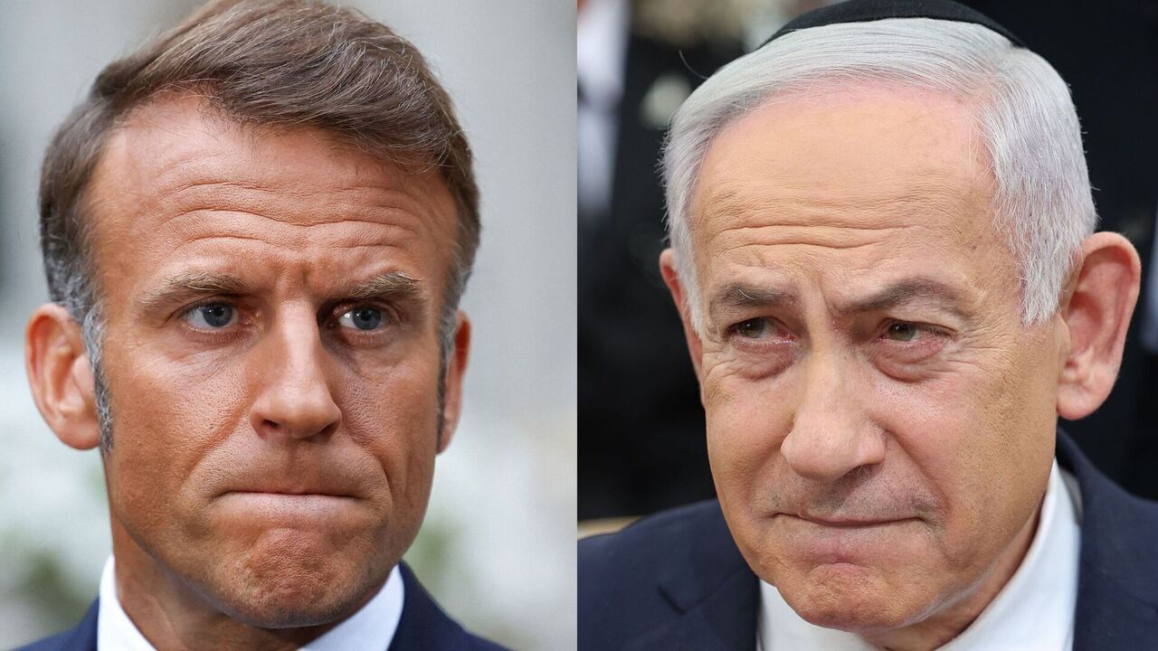 ماکرون با نتانیاهو گفت‌و‌گو کرد