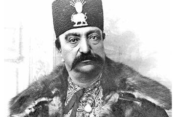تصویری از دستمال آغشته به خون ناصرالدین ‌شاه در زمان ترور او 