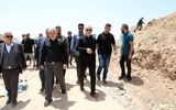 بازدید سرزده پزشکیان از خط انتقال آب زیاران به بیلقان+ تصاویر 