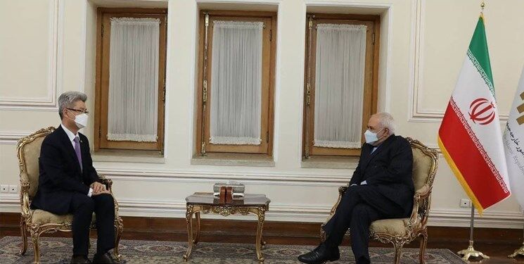 سفیر کره جنوبی با ظریف خداحافظی کرد