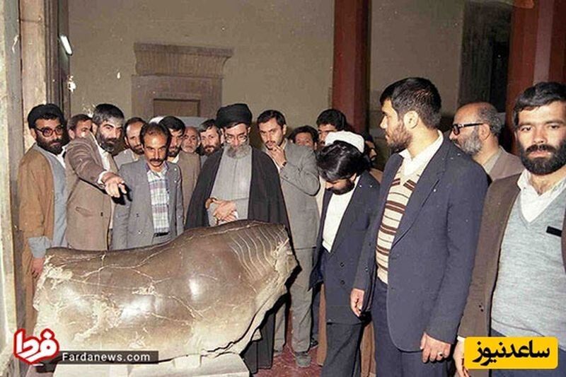 تصاویر تاریخی بازدید رهبر معظم انقلاب از تختجمشید در سال 1367 3