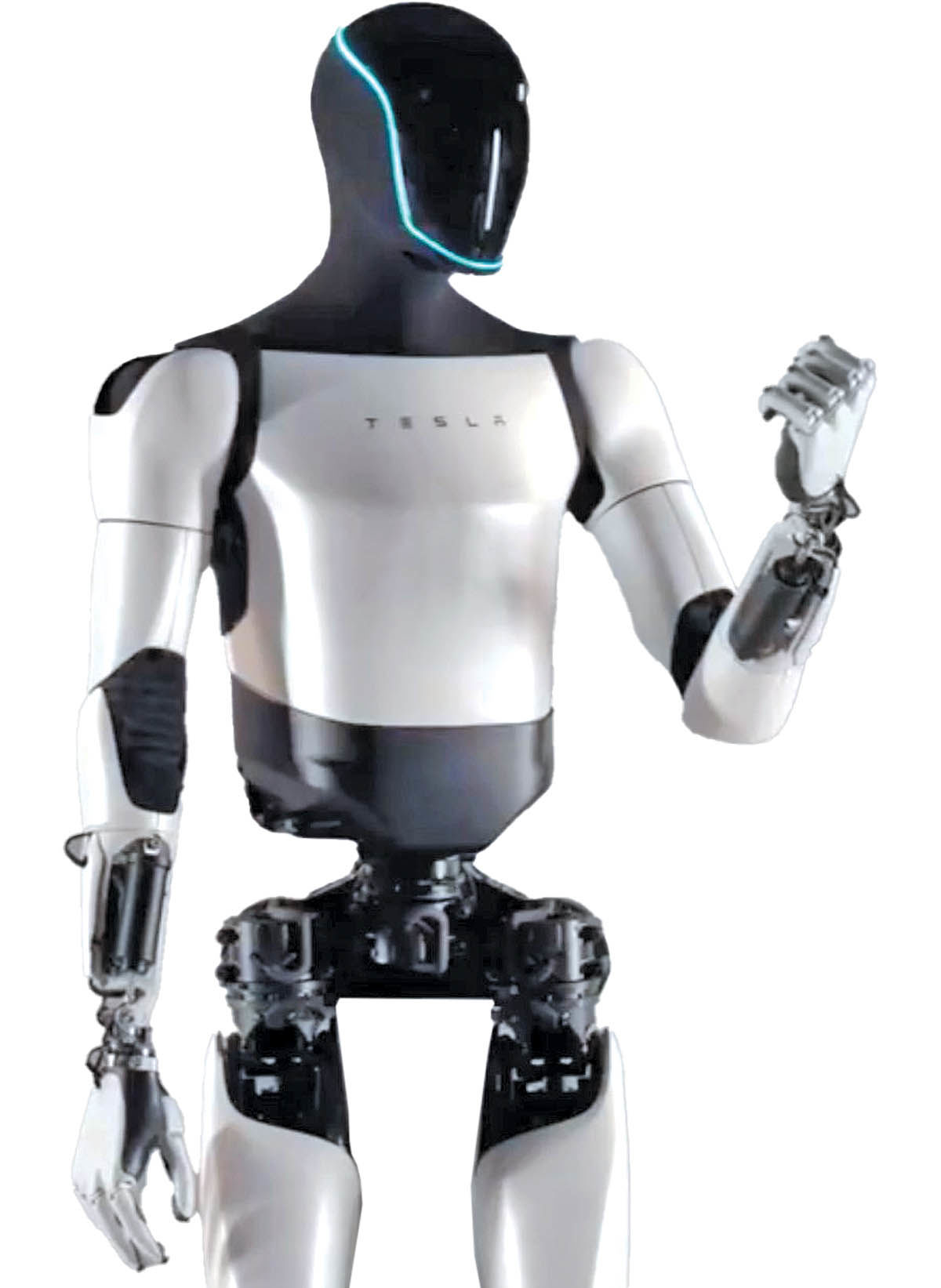 نسخه ارتقا یافته روبات انسان نمای تسلا 