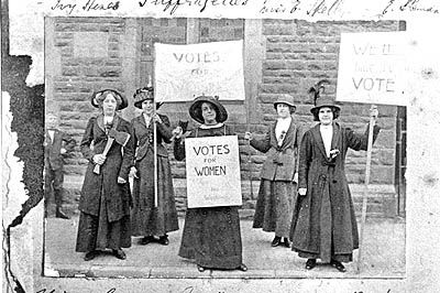 دستیابی زنان بریتانیا به حق رای