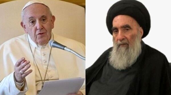 دفتر آیت الله سیستانی: اظهارات سفیر عراق در واتیکان در مورد روند سفر پاپ به نجف دقیق نیست 