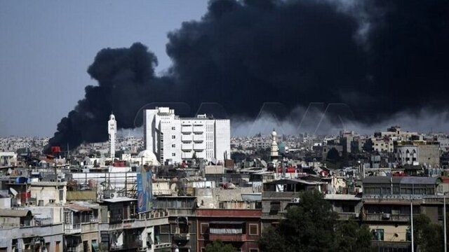 وقوع آتش‌سوزی عظیم در دمشق