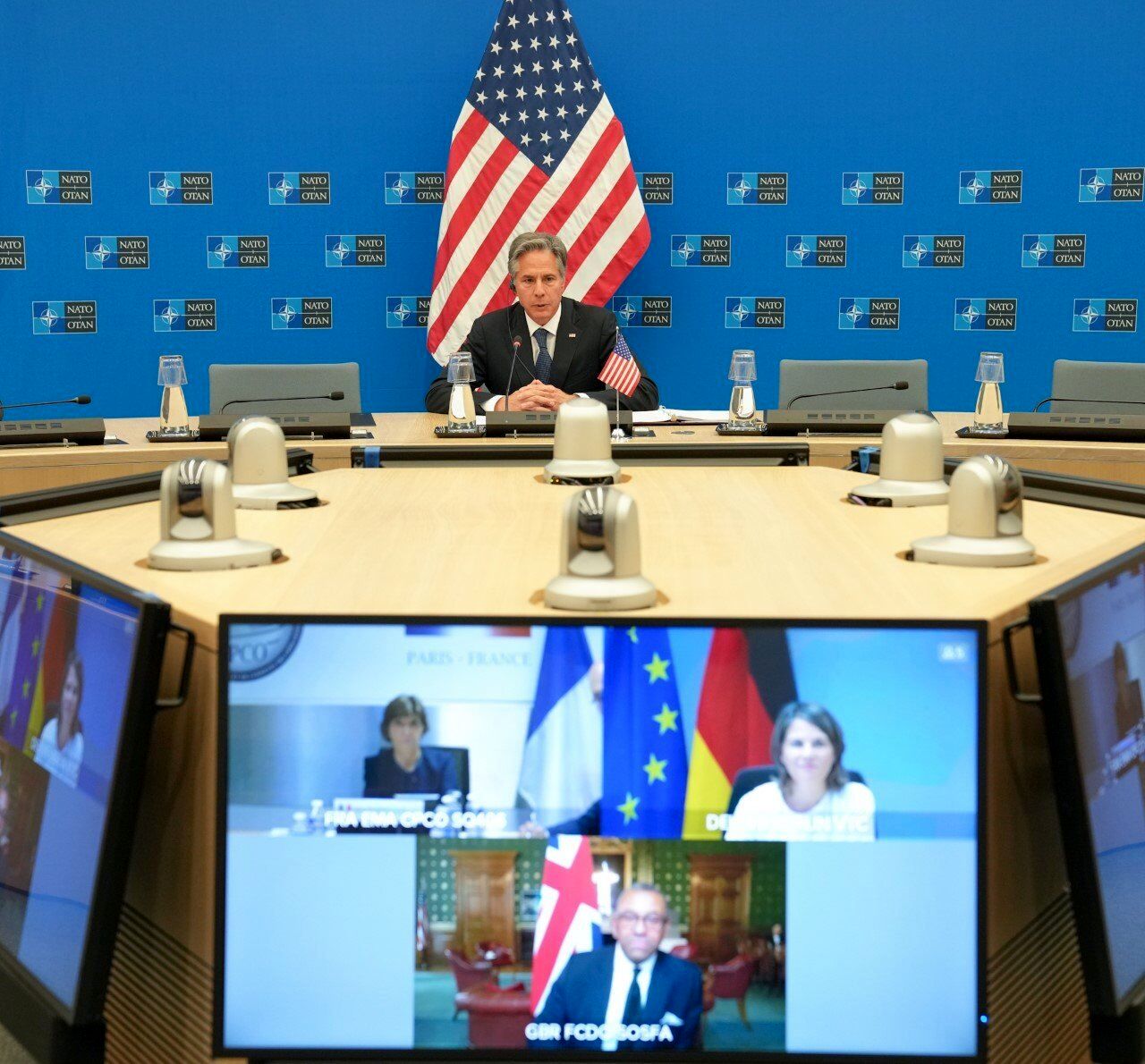جزئیات گفت وگوی وزیر خارجه آمریکا با همتایان فرانسوی، آلمانی و انگلیسی خود درباره ایران