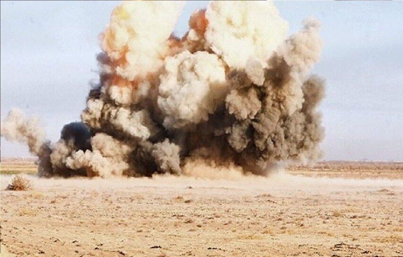 انفجار مهمات به جای مانده از جنگ تحمیلی در گیلانغرب 