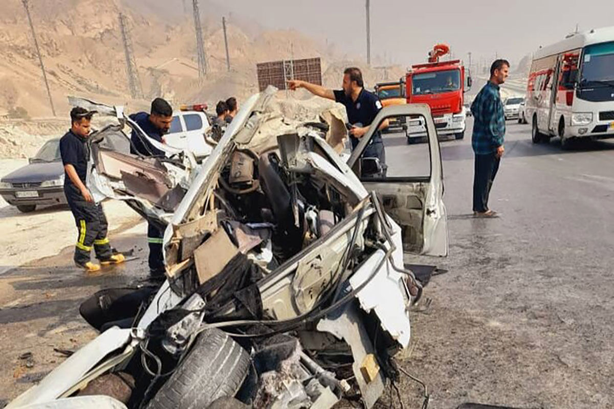 تصادف مرگبار در این جاده بوشهر / راننده جان باخت