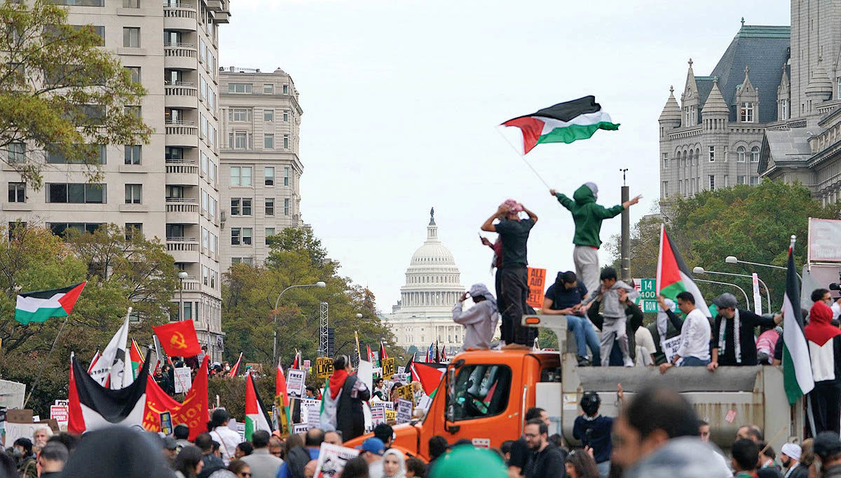 غزه در قلب واشنگتن تپید
