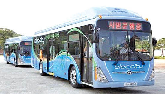 رونمایی از اتوبوس برقی هیوندای