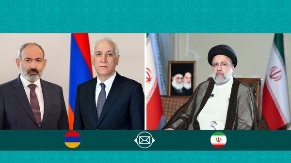 پیام رئیسی به رئیس جمهور و نخست وزیر ارمنستان