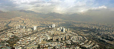 نقشه سه بعدی تهران تهیه می‌شود