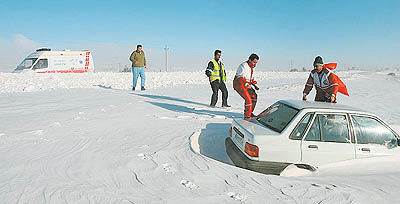 گزارش سه‌روز سرما و یخبندان در ایران