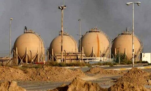 حمله موشکی به پالایشگاه نفت عراق
