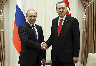 آشتی‌کنان روسیه و ترکیه