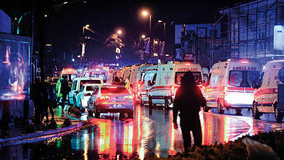 شب ژانویه خونین در استانبول