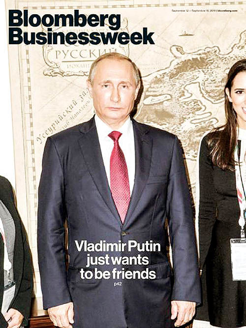 Bloomberg bussiness پوتین فقط می‌خواهد دوست باشد