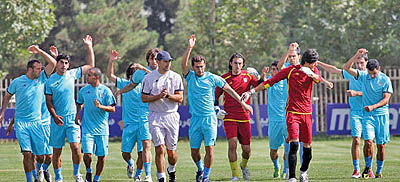 تمرینات تیم ملی فوتبال پیش از سفر به بوسنی