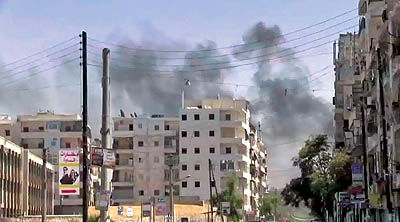 انفجار در ساختمان تلویزیون سوریه