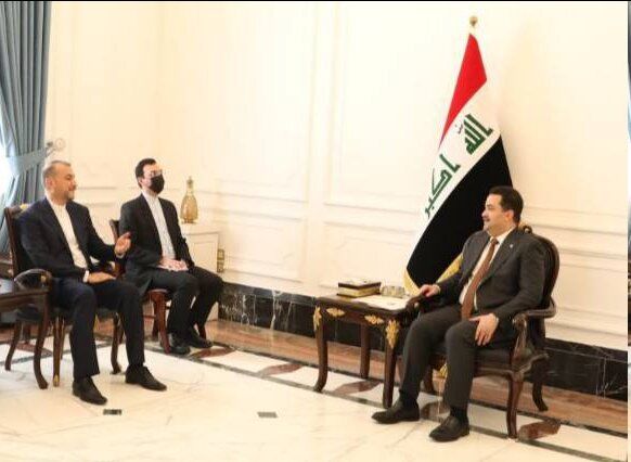 امیرعبداللهیان با نخست‌وزیر عراق دیدار کرد