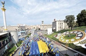 نمایش نظامی اوکراین در کی‌یف